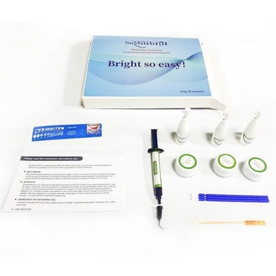 Kit de clareamento de dentes Dr. Whiten eficaz 30 minutos 35% Gel de clareamento de dentes