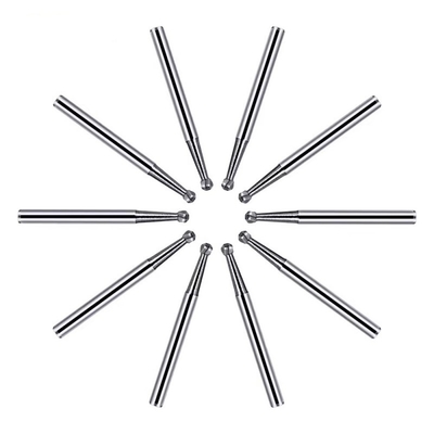 Dental Tungsténio Carburo Bur 3mm Multi Dimensões esculpidas de perfuração Bur para revendedores dentários