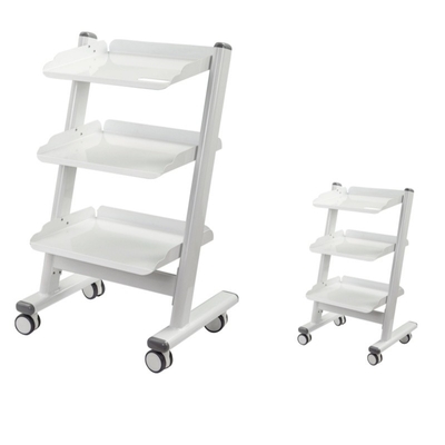 Clínica Dental 3 camadas Trolley Dental Hospital Carrinho de Instrumentos Móveis com 4 rodas universais