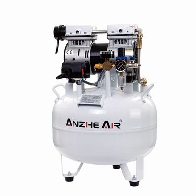 Bom preço. 70L/Min Motor de cobre Compressor de ar médico silencioso 32L Compressor dental Uso para uma cadeira dental on-line
