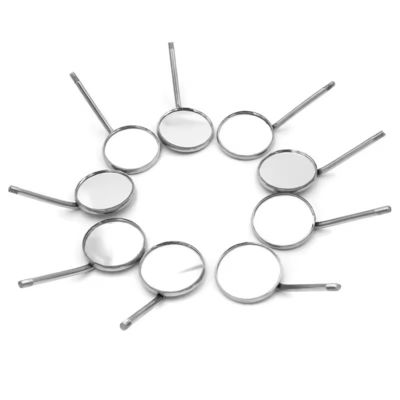 Bom preço. Anti-nevoeiro Dentista Instrumento espelho plano de aço inoxidável Refletores orais espelho bucal automático on-line