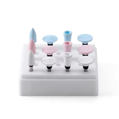 12pcs/caixa de alta qualidade dental silicone dentes de polimento para contra ângulo de mão peça venda quente kits de polimento dental