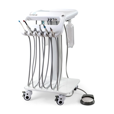Carrinho Dental Móvel Leve com 5 Rodas Universal Carrinhos Portáteis de Tratamento Dental
