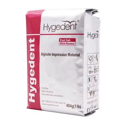 Pó dental de mistura fácil material da impressão do alginato da impressão dental do Alginate de Hygedent