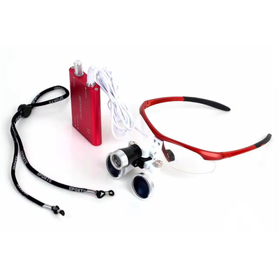 2.5X/3.5X Amplificador Dental Com Luz de Cabeça LED Ferramenta Cirúrgica Útil Lúpulas Dentárias