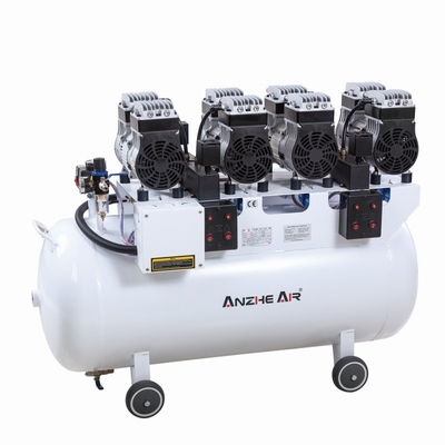 Foshan fábrica compressor de bomba dental de ar 128L 3400W compressor dental silencioso