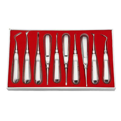 Bom preço. 10pcs Elevador Dental Kit Dentista Ferramentas Cirúrgicas Elevador Dental de Raiz de Aço Inoxidável on-line