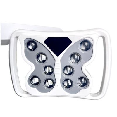 Bom preço. Lâmpada cirúrgica sem sombra para cadeira dentária Função de clareamento dos dentes 10 lâmpadas Lâmpada LED da unidade dentária on-line