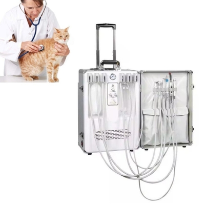 Tratamento de Dentes de Animais Veterinário Utilize Unidade Dental Portátil Com Conjunto Completo de Instrumentos