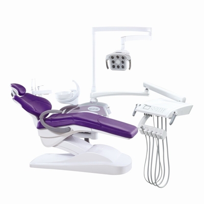 Design de luxo grande almofada macia unidade dental multi-color cadeira dental com 9 memórias