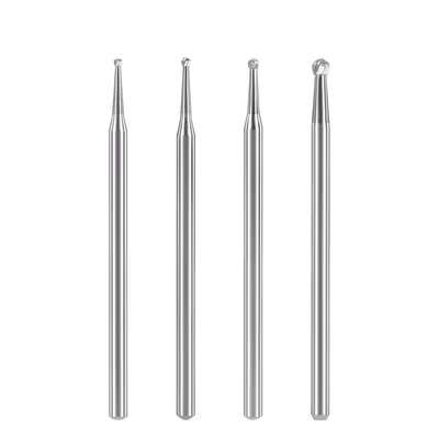 Laboratório Dentário Burs de Carbono de Tungstênio 10pcs/caixa Dental Burs de Carbono Redondo Para Polir