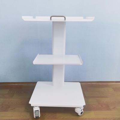 Cabine de clínica médica Clínica dentária Carrinho móvel com três camadas de bandeja