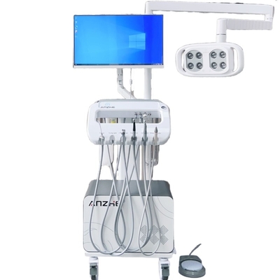 Fábrica de Foshan 550W Dental Mobile Cart Dental Clinic Unidade Dental Portátil Com Lâmpada