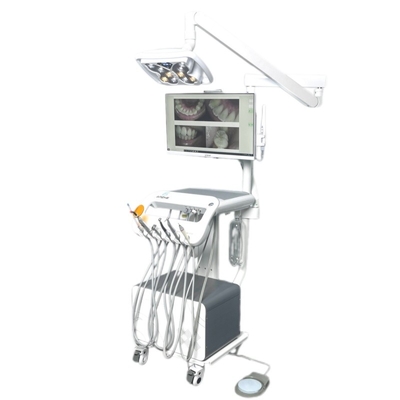 Carrinho Dental Móvel de Fábrica Com Carrinho de Tratamento Dental Portátil de Luz de Borboleta