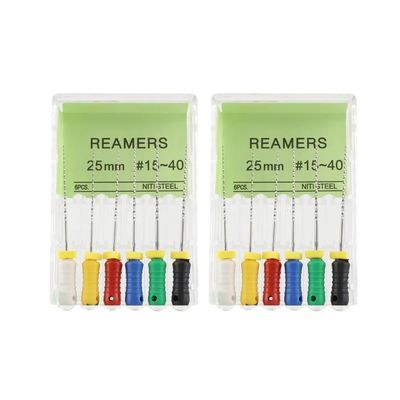 Bom preço. Qualidade garantida Arquivos Dentários de uso manual 25mm # 15-40 aço inoxidável Arquivos de limpeza dental on-line