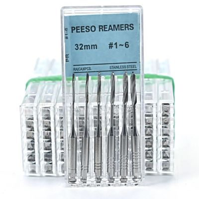 Bom preço. Instrumento de canal radicular endodôntico dentário 32 mm Dental Pesso Reamers para ampliação da porção cervical on-line