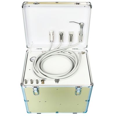 Bom preço. Unidade Dental Móvel com Compressor Silencioso Equipamento Dental Veterinário Unidade Turbina Dental Portátil on-line