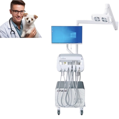 Carrinho de Tratamento de Dentes de Animais Unidade Dental Veterinária Móvel Para Hospital de Animais de estimação Clínica Venda Quente Sistema Dental de Animais de estimação