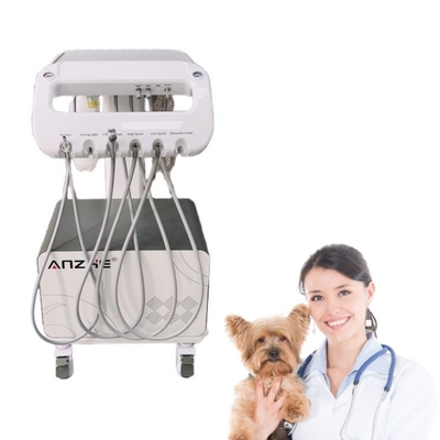 Equipamento dentário veterinário Unidade dentária móvel para clínica de animais de estimação Cuidados dentários de animais Carrinho dentário móvel