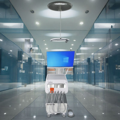 Bom preço. Instrumentos Dentários Taça Móvel Trolley Cirúrgico Dentário Para Uso Veterinário Carrinho de Tratamento de Dentes de Animais de estimação Com Compressor on-line