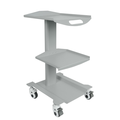 Gabinete de clínica odontológica Clínica odontológica Carrinho móvel de carrinho com bandeja de três camadas Mobiliário médico Carrinho móvel