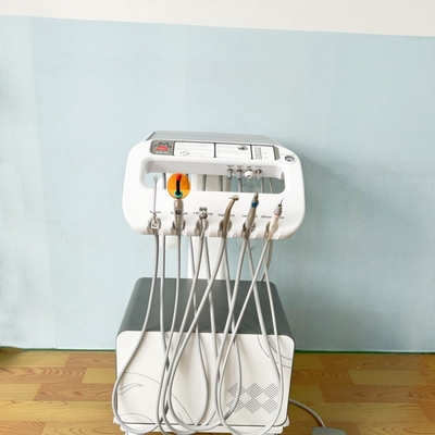 Fábrica de Foshan 550W Unidade Dentária Portátil Mais Vendida Carrinho de Tratamento Dentário Móvel Carrinho Dentário Elétrico Móvel
