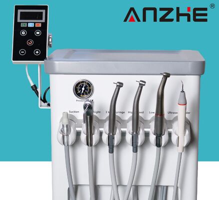 Bom preço. Unidade Odontológica Portátil com Motor Elétrico AP202 Carrinho Odontológico Móvel com Contra Ângulo Woodpecker 16:1 1:5 20:1 Aparelho de Ultrassom com Luz LED para Fotopolimerização on-line