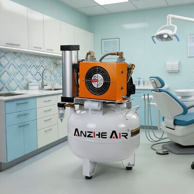Bom preço. Compressor de Ar Odontológico Aprovado pela CE de 32L com Secador de Ar Compressor de Ar Médico Silencioso Sem Óleo para Equipamentos de Clínica Odontológica on-line