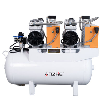 Bom preço. Compressor dental de ar de 60L com secador de 1700W Silent Oil Free Air Pump para 4 cadeiras dentárias Compressor de ar médico on-line