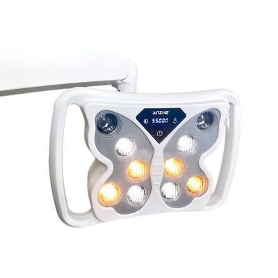 Bom preço. Luz de Operação LED Odontológica Lâmpada Sem Sombra com Função de Clareamento Dental 10 Lâmpadas Luz de Cadeira Odontológica Ajustável 12-24V OEM Disponível on-line