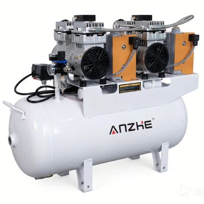 Bom preço. Compressor de ar dental sem óleo com secador para 4 cadeiras dentárias on-line