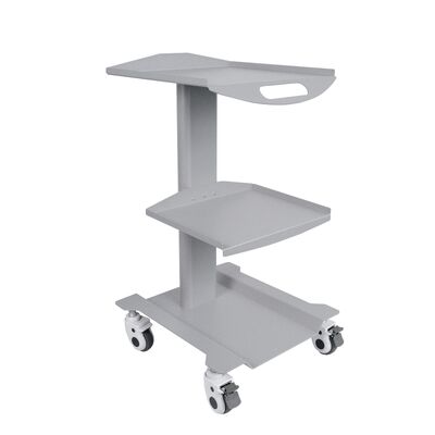 Bom preço. Carrinho de carrinho médico de 3 níveis com 4 rodas universais e tomada de energia embutida para clínicas odontológicas e hospitais on-line