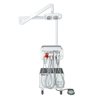 Bom preço. Unidade dentária veterinária de 550 W com luz de funcionamento LED e compressor de ar incorporado para carrinho dentário móvel para animais de estimação on-line