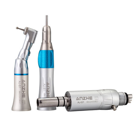 Conjunto de aparelho dentário de baixa velocidade com spray de água externo de aço inoxidável médico e design de baixo ruído