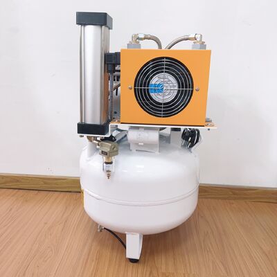 Bom preço. 32L Compressor de Ar Odontológico Silencioso e Sem Óleo com Secador Integrado – Ar Limpo de Grau Médico, Baixo Ruído, Eficiente em Energia para Clínicas on-line