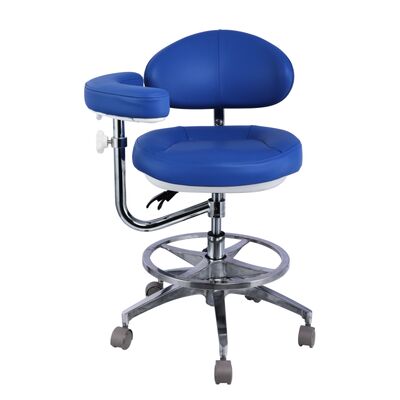 Bom preço. Fábrica Directo Ergonomic Dental Stool Cadeira Médica Ajustável 360° Rotating Doutor Stool com Rolas para Laboratório de Hospital Clínica on-line