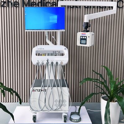 Bom preço. Unidade Odontológica Veterinária Portátil com Câmera 4K, Raio-X e Compressor Isento de Óleo para Tratamento Odontológico de Animais de Estimação on-line