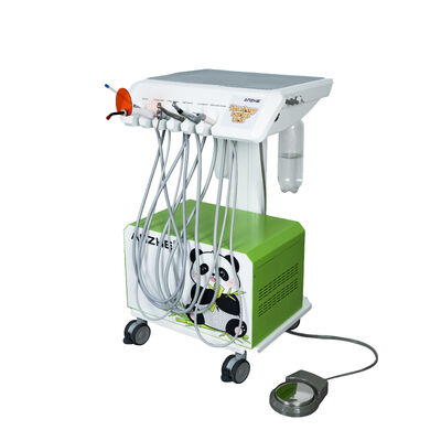 Unidade Dental Veterinária Portátil Estação de Trabalho Dental Móvel para Animais de estimação com Compressor de Ar Scaler Sucção Veterinário Trolley Dental OEM