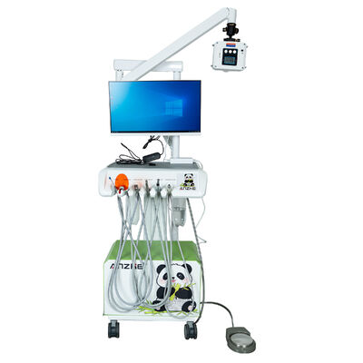 Bom preço. Unidade Odontológica Portátil de 550W com Pressão de 0.8Mpa e Ruído de 38DB Estação de Trabalho Odontológica Móvel Tudo-em-Um on-line