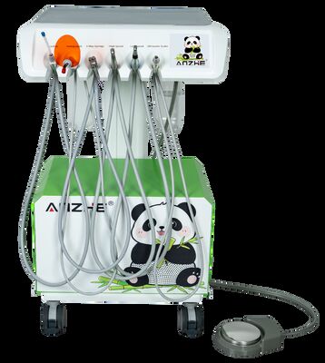 Bom preço. Unidade dentária veterinária portátil com sistema de sucção de compressor de ar Máquina móvel de tratamento dentário de animais de estimação para clínica de animais on-line
