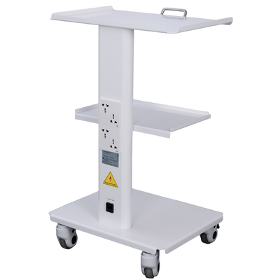 Carrinho Móvel Dental Durável de 3 Níveis ∙ Trolley de Instrumentos de Rolamento de Aço Rolante a Frio para Clínicas, Laboratórios e Treinamento Dental ∙ Factory Direct