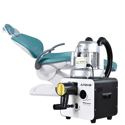 1300W Sistema de sucção dentária para 4 cadeiras dentárias Bomba de vácuo dentária com separação de líquidos de ar drenagem automática de baixo ruído Equipamento de clínica dentária
