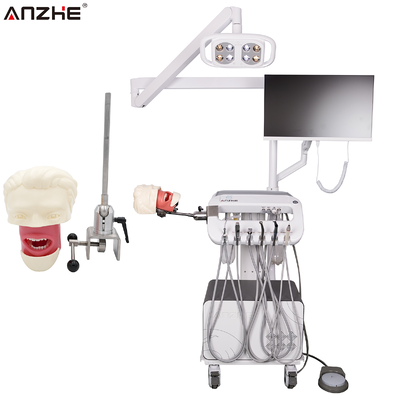 Bom preço. Unidade Odontológica Portátil com Cabeça de Manequim para Simulação Prática, Estação de Trabalho de Treinamento Odontológico, Equipamento de Educação Odontológica Pré-Clínica para Universidades on-line