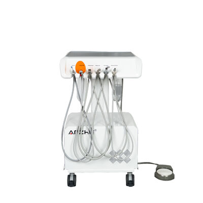 Bom preço. Unidade dentária portátil com compressor de ar incorporado Scaler LED Curing Light Carrinho de tratamento dentário móvel on-line