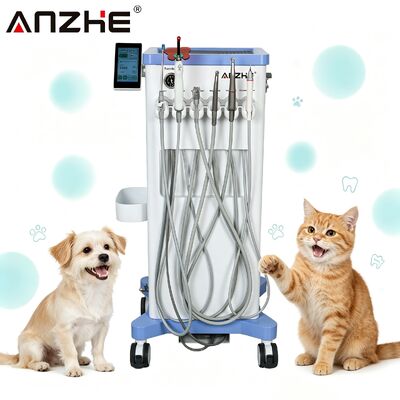 Bom preço. Unidade Odontológica Veterinária Móvel ANZHE 550W Estação de Trabalho Odontológica Integrada para Animais de Estimação Tudo-em-Um com Operação Ultra Silenciosa de 58dB on-line