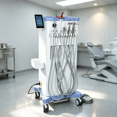 Bom preço. Unidade Odontológica Móvel de 550W com pressão de ar de 0,8Mpa e luz de cura LED para tratamento de clínica odontológica on-line