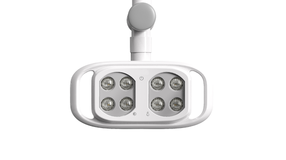 Bom preço. Lâmpada de cadeira dentária LED de 12 V com sensor de 8 olhos e iluminação sem sombra 8000-30000LUX para unidades dentárias on-line