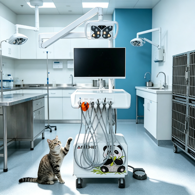 Bom preço. Unidade Profissional de Tratamento Odontológico Veterinário com Câmera Intraoral HD, Luz LED e Tensão Dupla 220V/50Hz 110V/60Hz, Estação de Trabalho Odontológica Digital para Hospital de Animais on-line