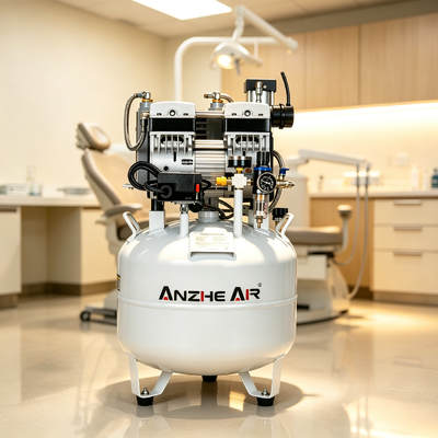 Bom preço. AZ-FB40 Compressor de ar dental sem óleo de grau médico com tanque de 40L para equipamentos de clínica dentária on-line