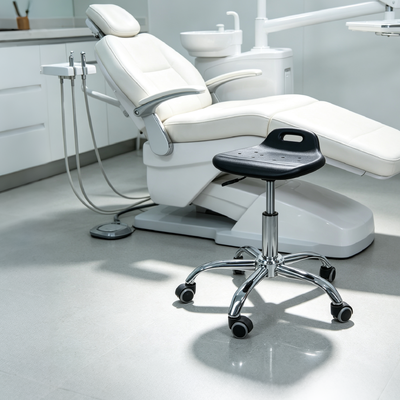 Bom preço. AZ-ST45 ESD Fezes Dentárias com rodas condutoras de altura ajustável e conforto ergonômico para clínicas dentárias on-line